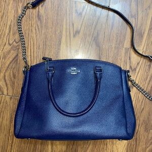 COACH Large Midnight (Navy) Purse